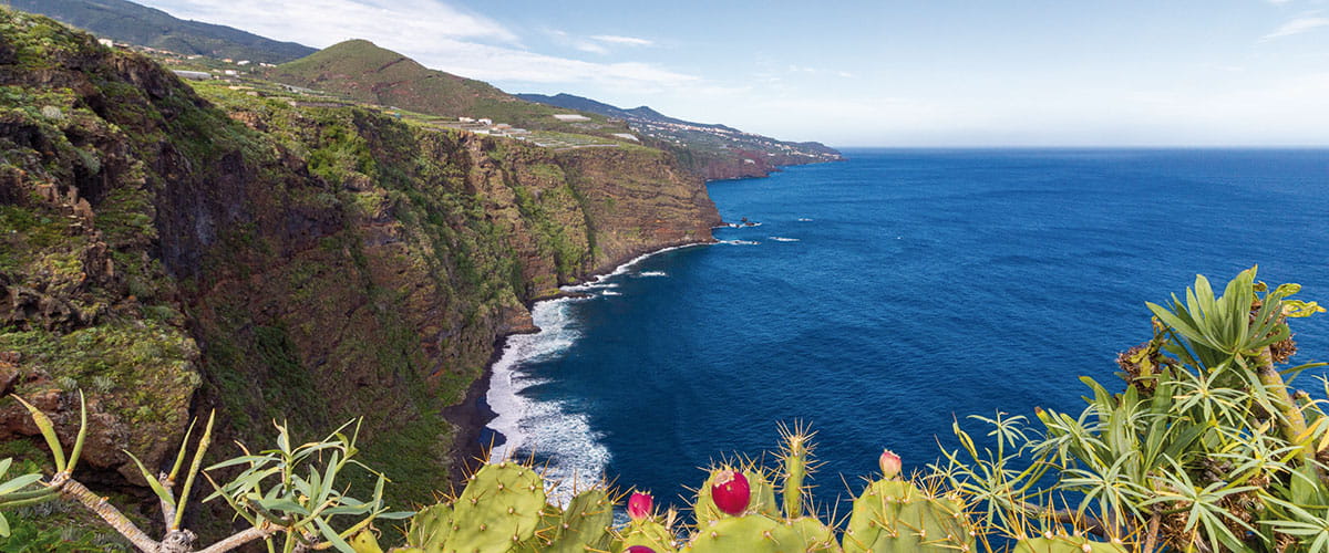 The coastline of La Palma, Canary Islands